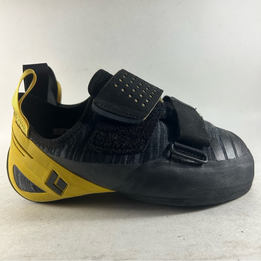 Black Diamond Zone Moderate Arch Womens Rock Climbing Shoes Black Yellow Size 8